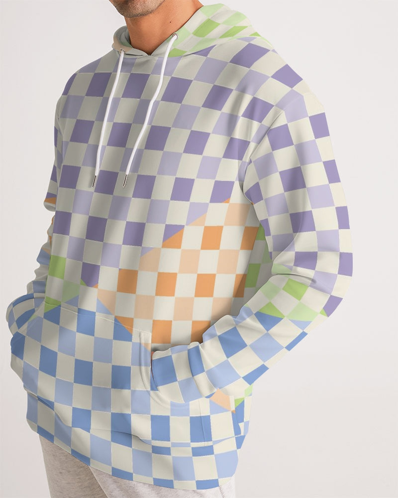 Criss Cross Check Multi Men's Hoodie
