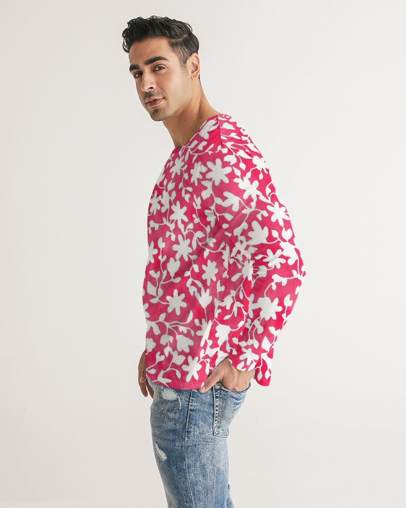 Camo Flower Flame Men's Long Sleeve Tee