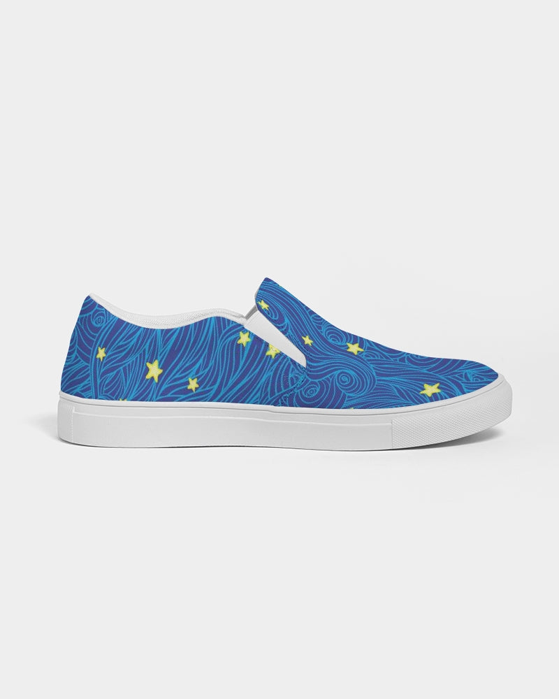 Starry Night Women's Slip-On Canvas Shoe