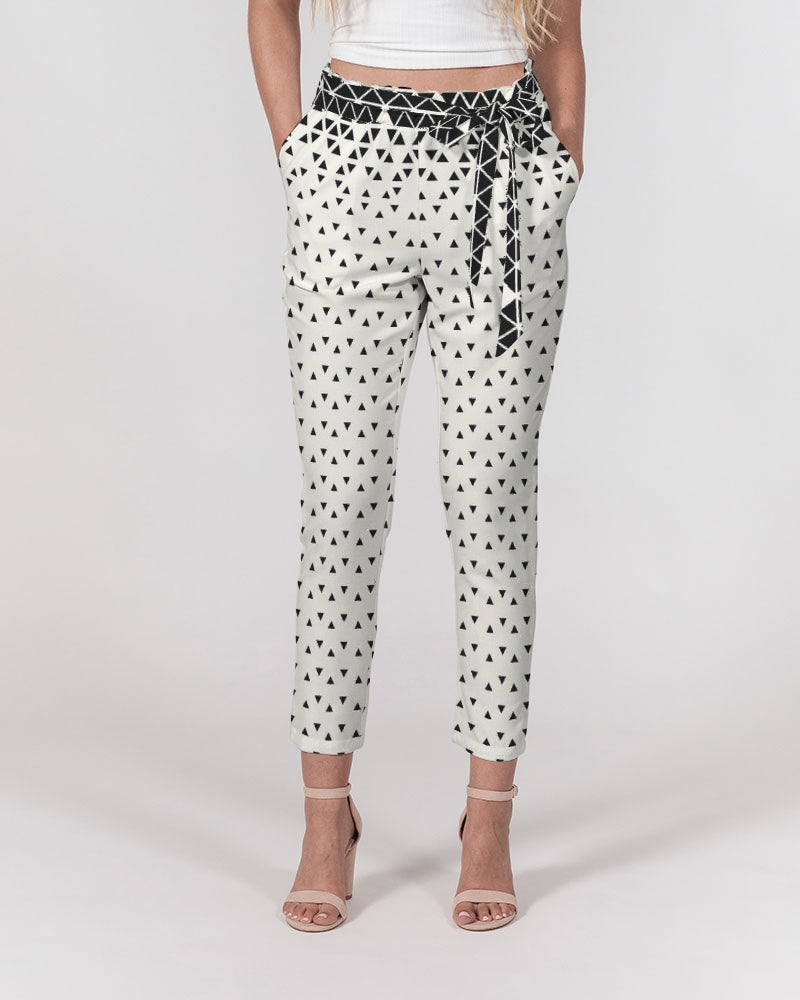 Viterbo Women's Belted Tapered Pants