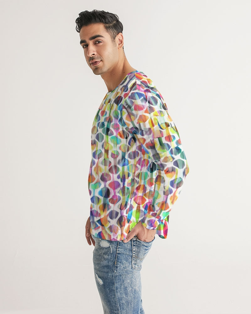 Vieste Men's All-Over Print Long Sleeve Tee