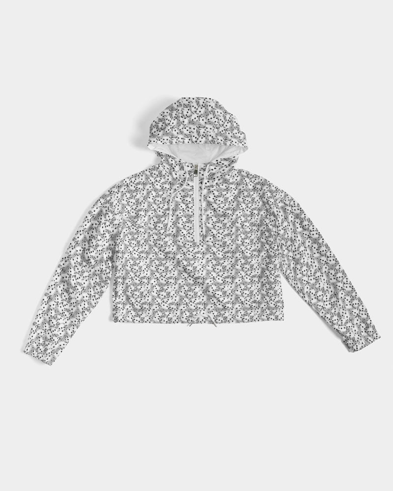 Roll The Dice Women's Cropped Windbreaker | Always Get Lucky