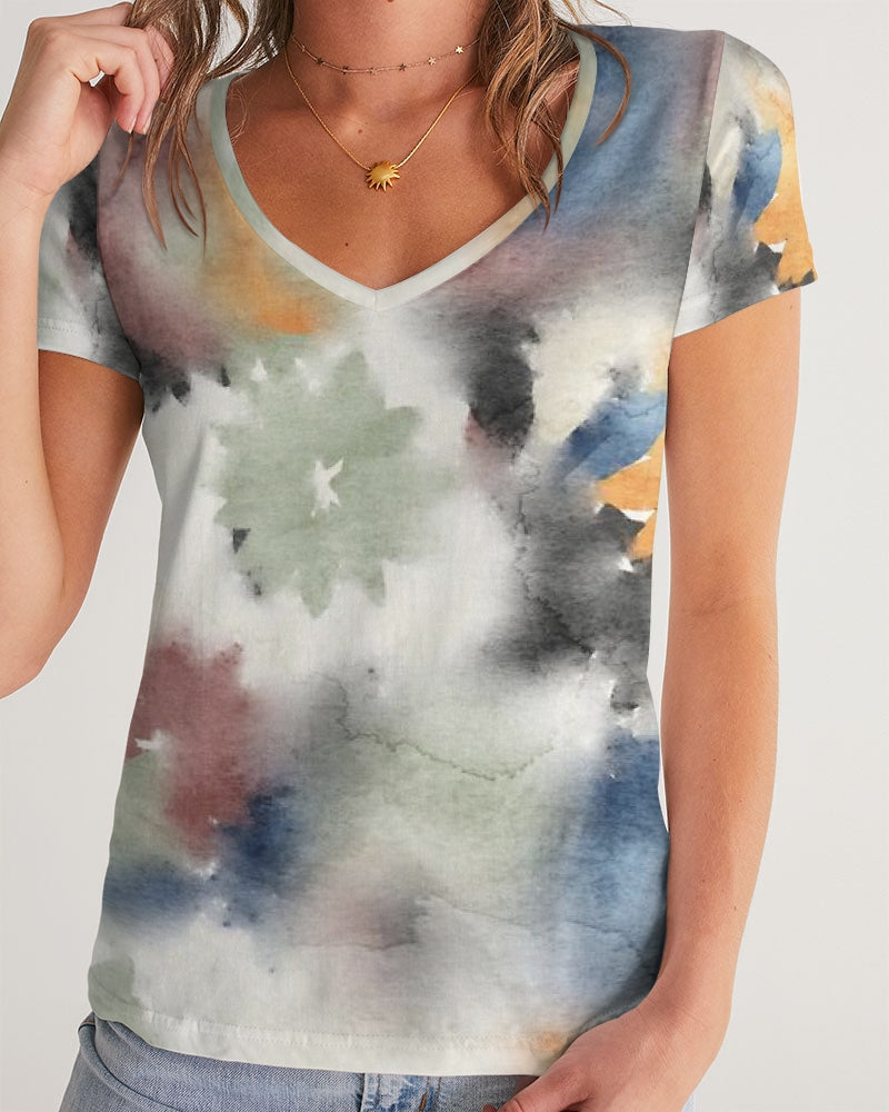 Faded Love Women's V-Neck Tee | Always Get Lucky