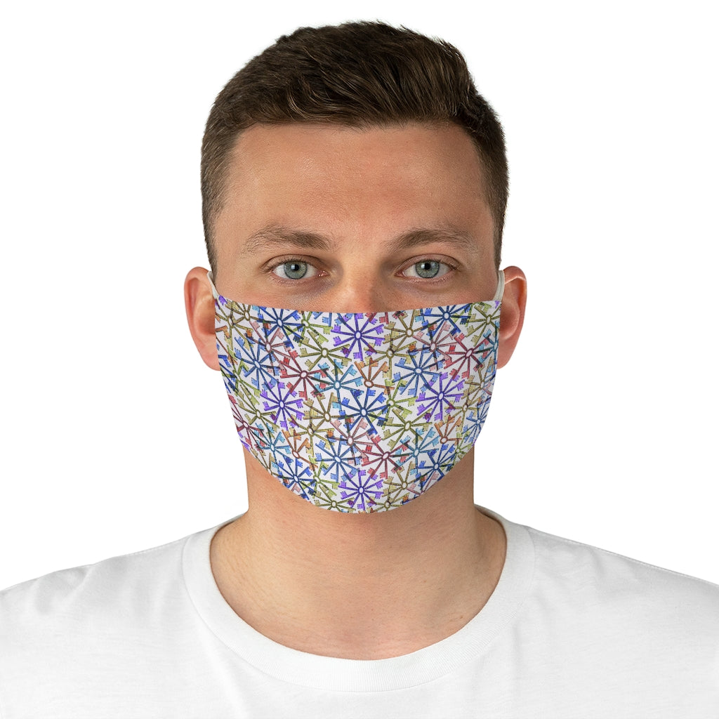 Keys Double Layer Fabric Face Mask