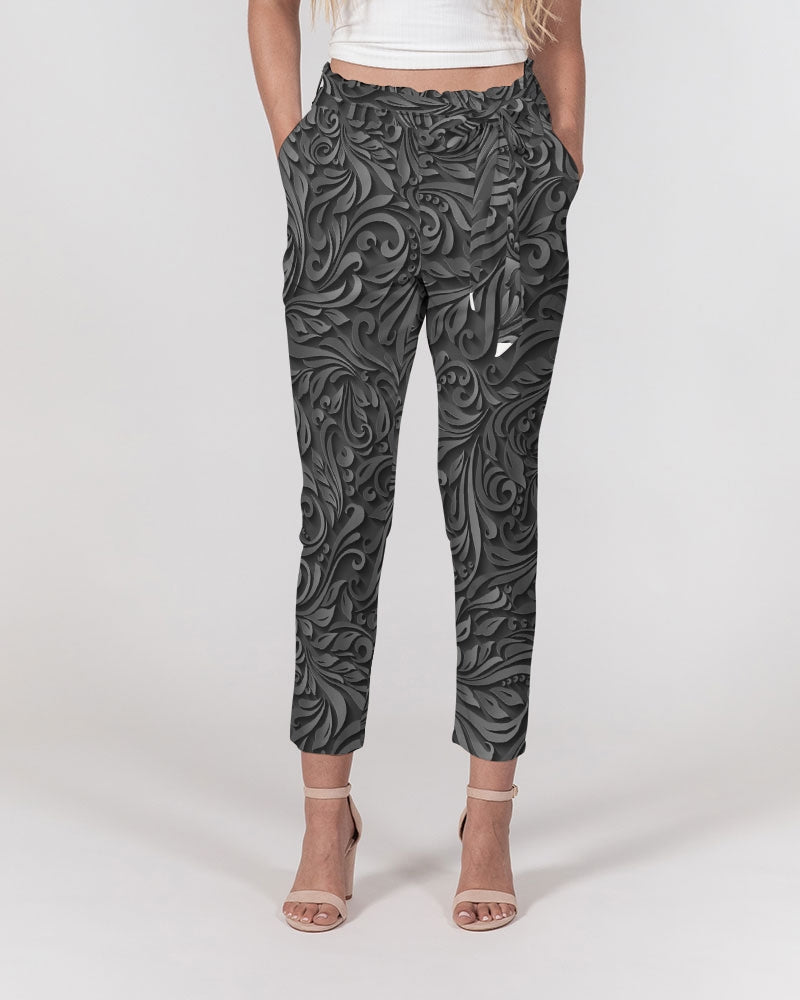 Massara Women's Belted Tapered Pants | Always Get Lucky