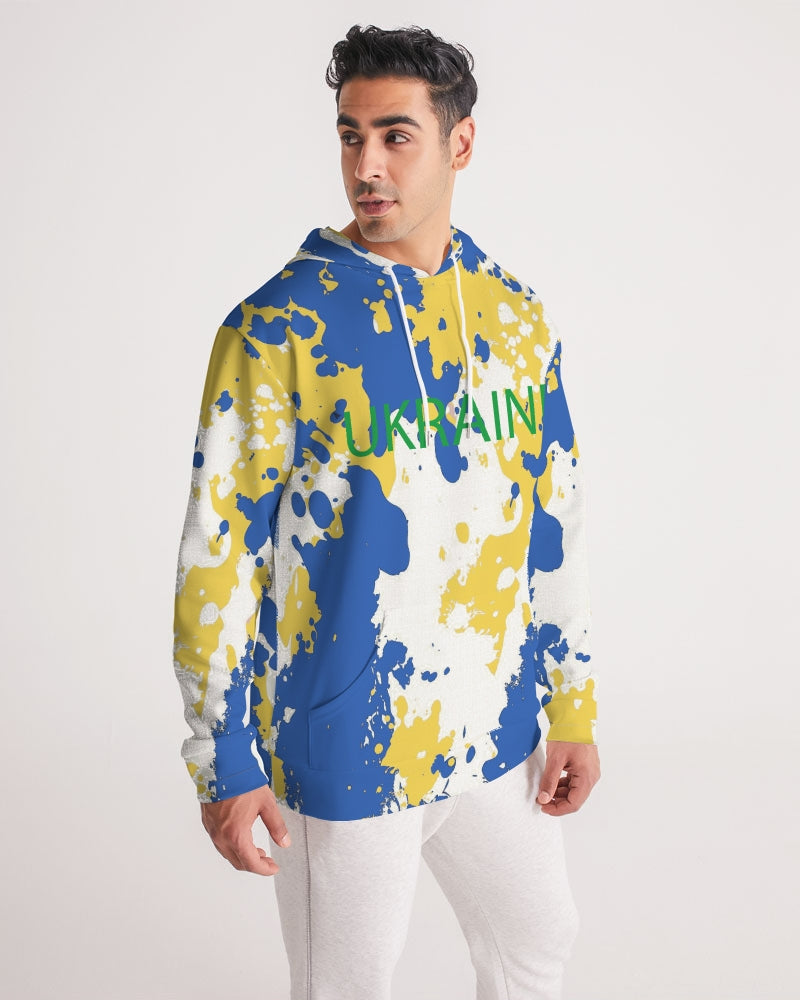 Ukrainaflage Men's Hoodie | Always Get Lucky