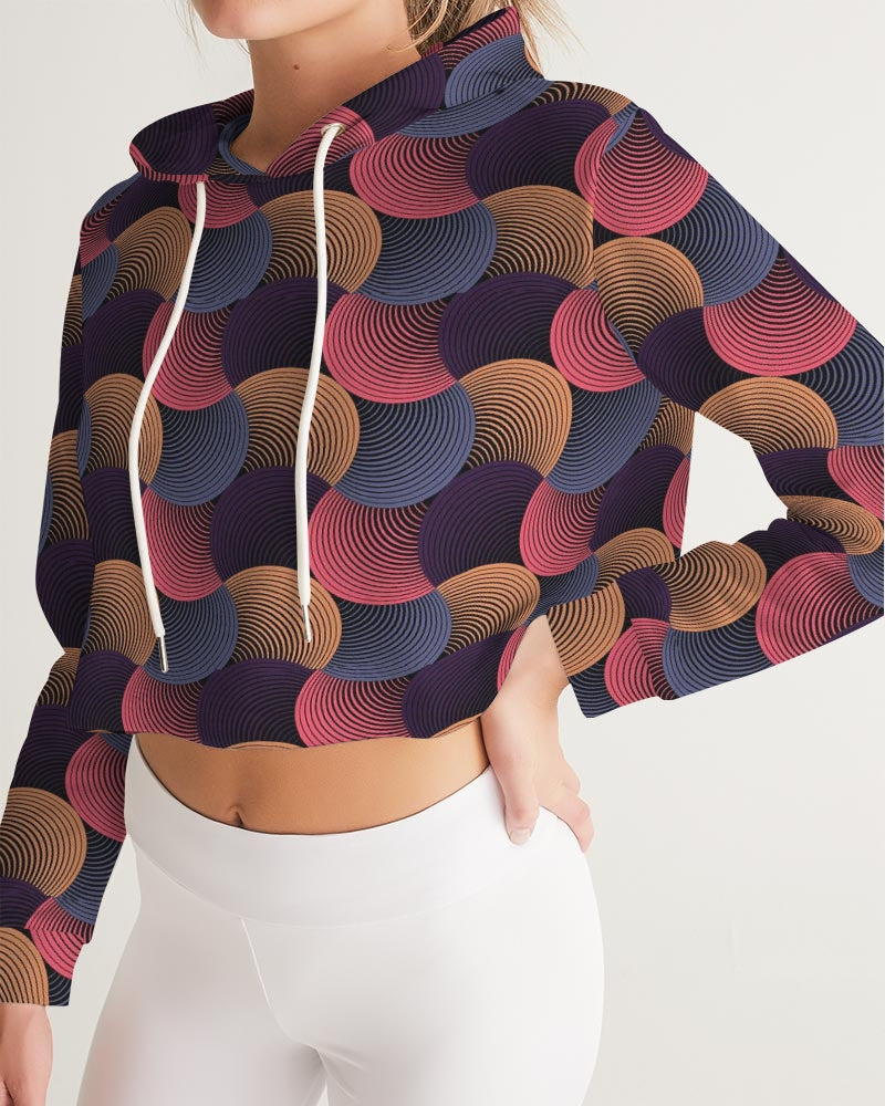 Parquet Women's Cropped Hoodie