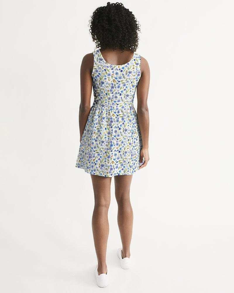 Positano Women's Scoop Neck Skater Dress | Always Get Lucky