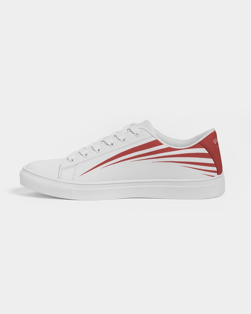 Fly High Red Women's Faux-Leather Sneaker | Always Get Lucky