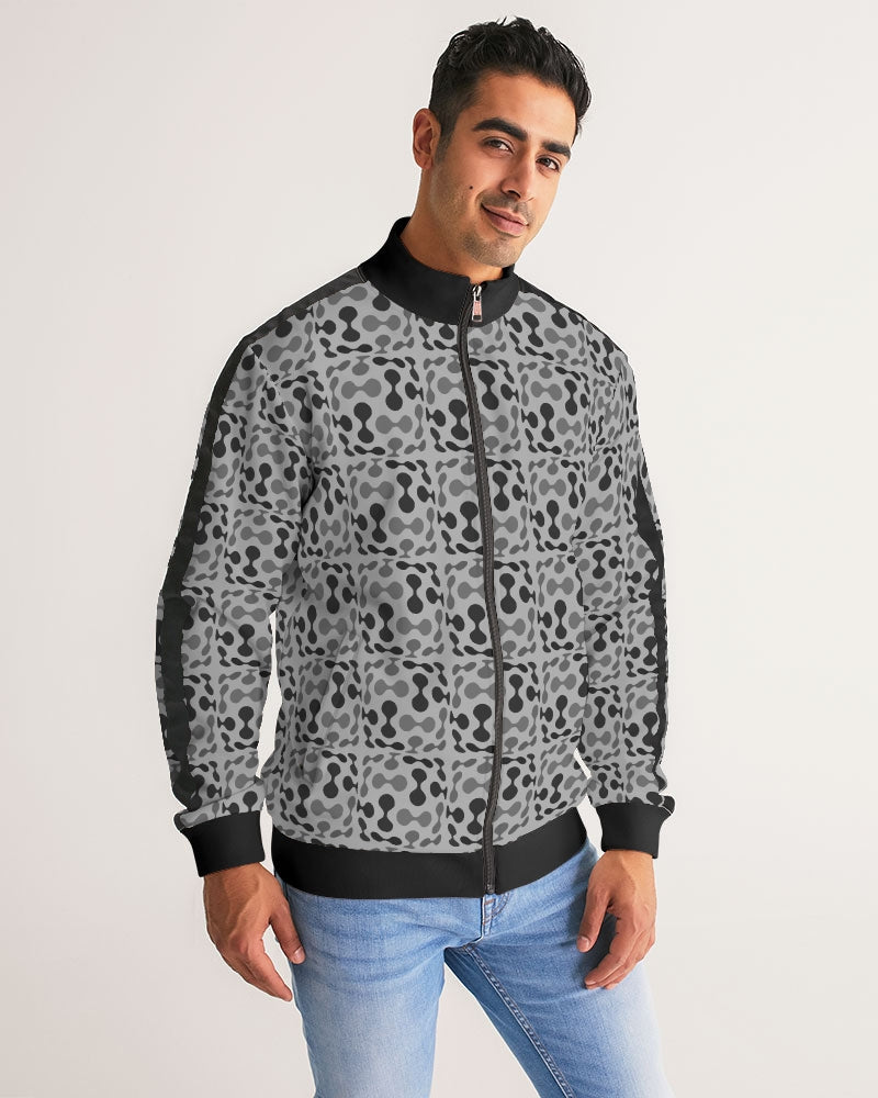 Camo Boom Men's Stripe-Sleeve Track Jacket