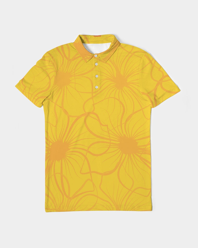 Overblown Sun Men's Slim Fit Short Sleeve Polo