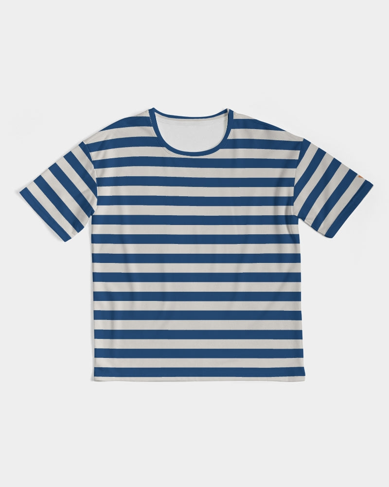 Classic Vluxe Navy Stripe Men's Premium Heavyweight Tee