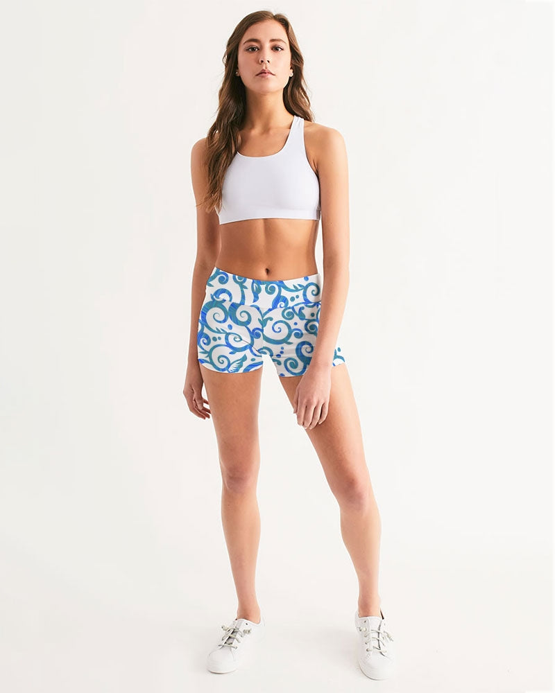 Bali High Women's Mid-Rise Yoga Shorts | Always Get Lucky