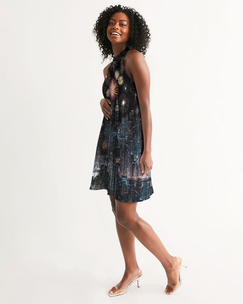 New York New York Women's Halter Dress