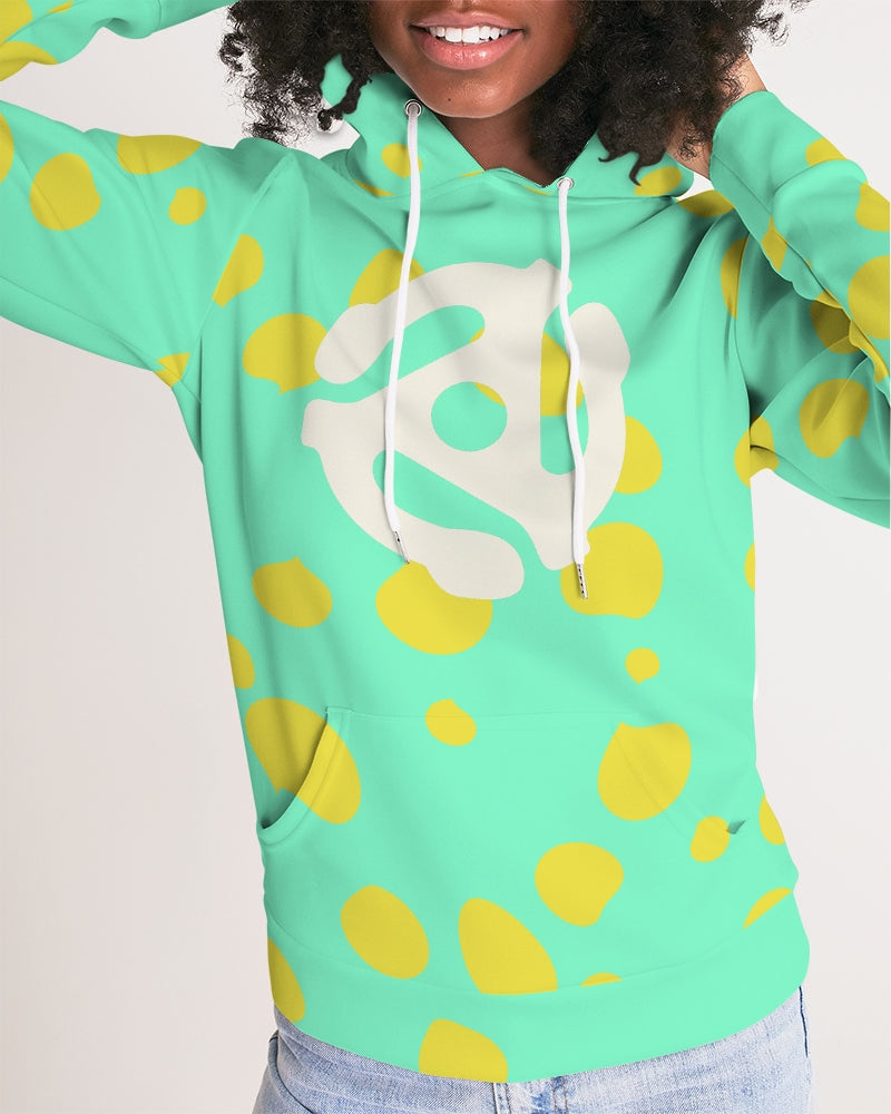 Sea Foam Record Vibe Women's Hoodie