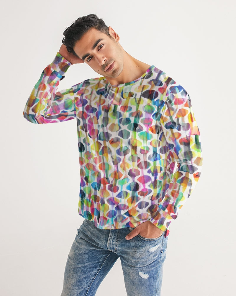 Vieste Men's All-Over Print Long Sleeve Tee