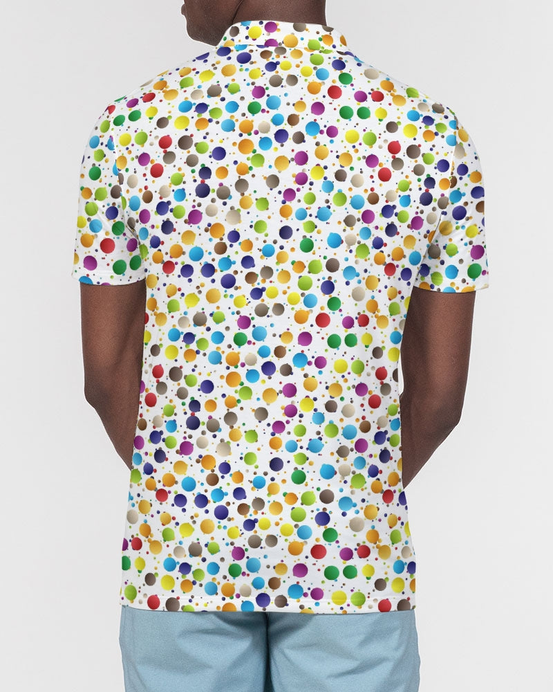 Happiness Men's Slim Fit Short Sleeve Polo | Always Get Lucky