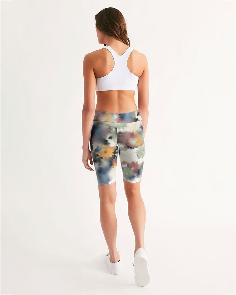Faded Love Women's Mid-Rise Bike Shorts | Always Get Lucky