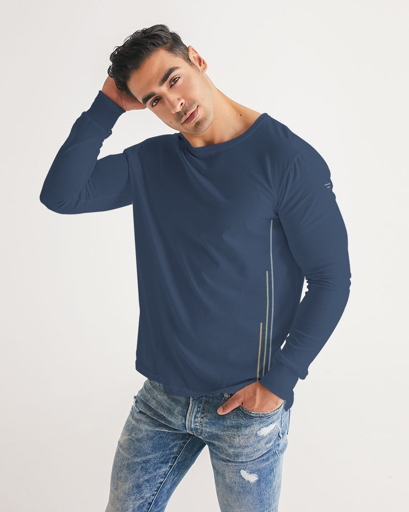 Forever Blue Peacock Men's Long Sleeve Tee
