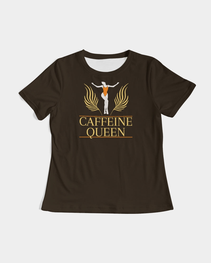 Caffeine Queen Black Women's Tee