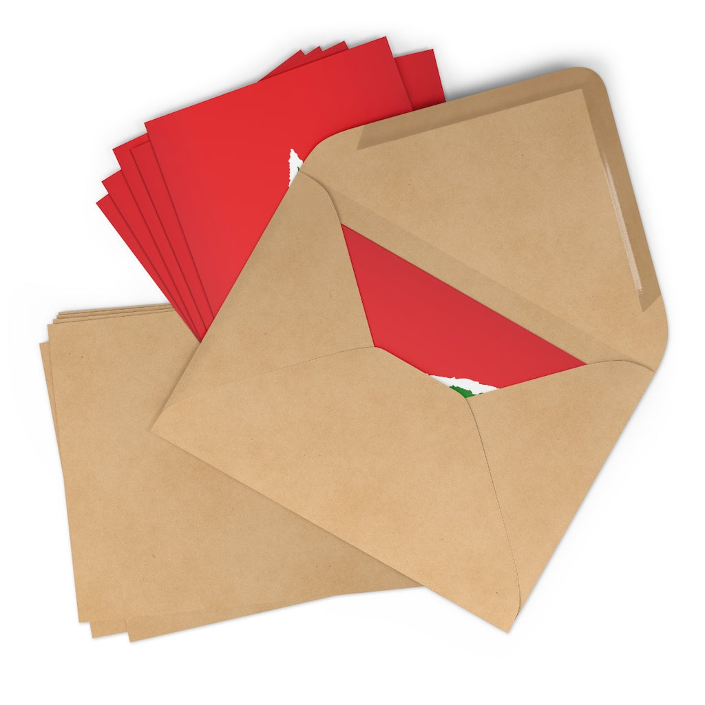 Christmas Unrolled Postcards (7 pcs)