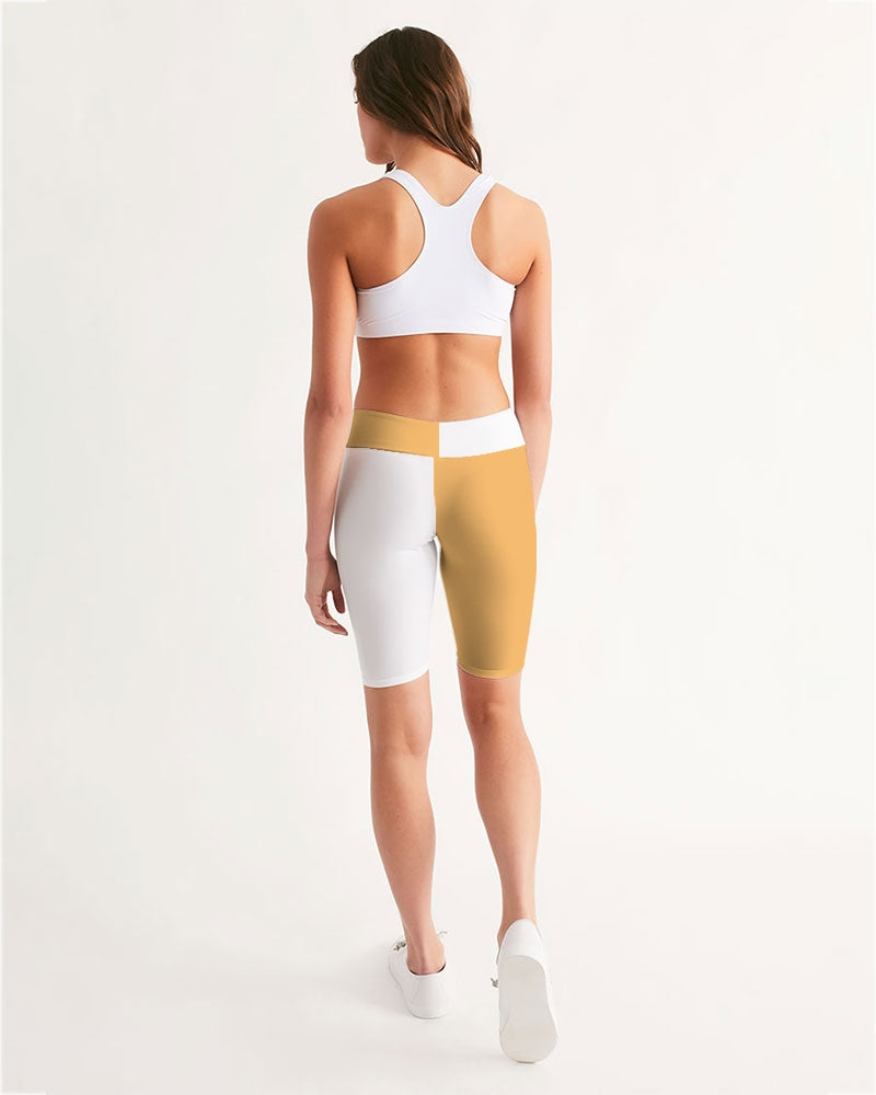 Blocks Women's Mid-Rise Bike Shorts