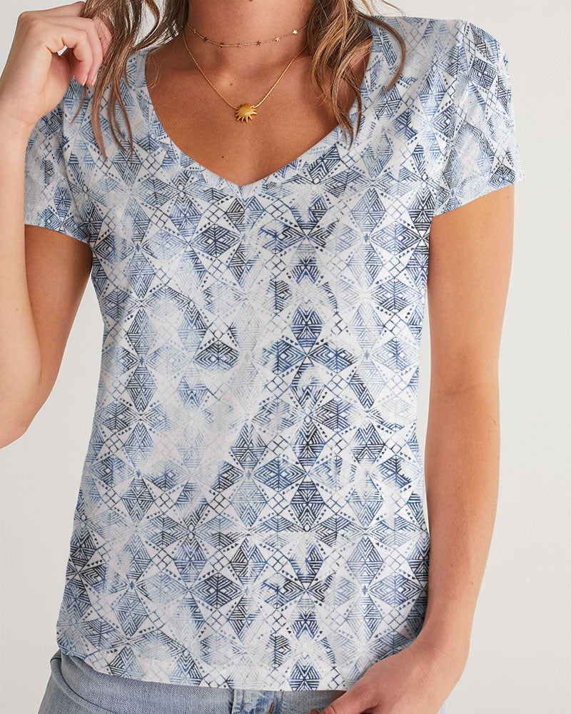 Pacific Dreams Women's V-Neck Tee