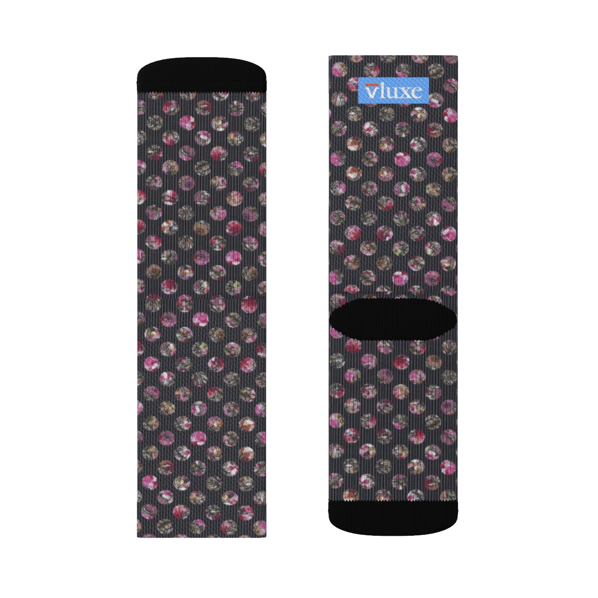 Floral Dots Sublimation Socks