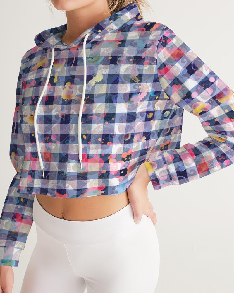 Style Explosion Women's Cropped Hoodie |Always get Lucky