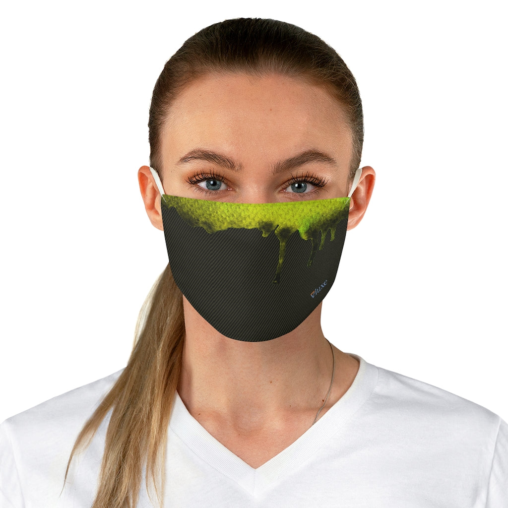 Dripped Moss Double Layer Fabric Face Mask from Vluxe by Lucky Nahum