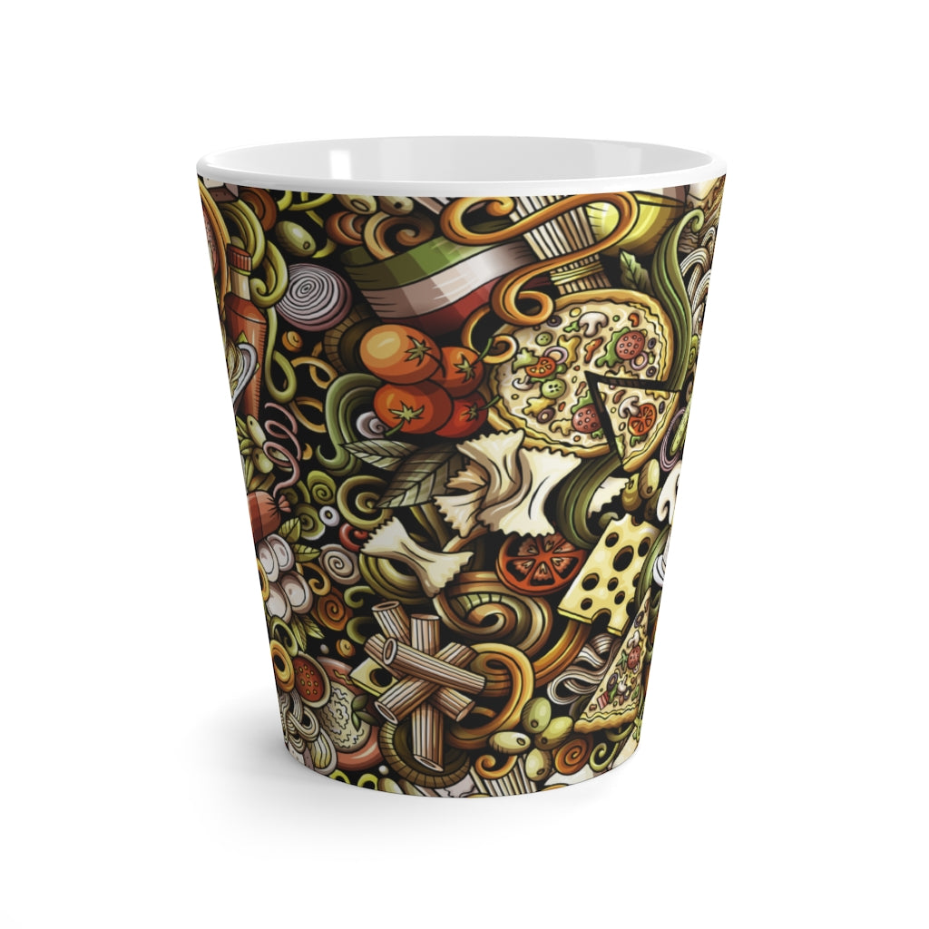 Italian Restaurant Latte Mug from Vluxe by Lucky Nahum