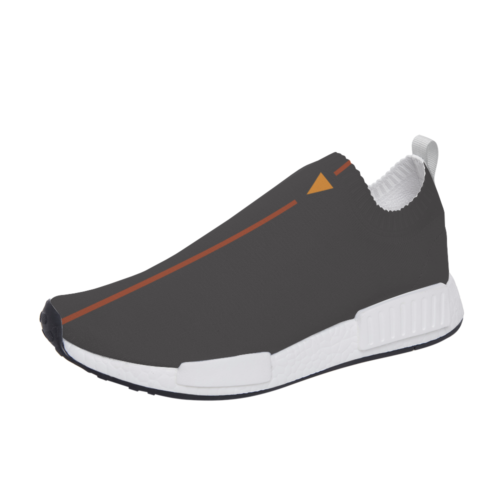 Split Gray Unisex Slip On Walking Shoes Lightweight Sneakers from Vluxe by Lucky Nahum