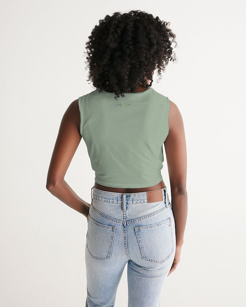Signature Lucky Lime Sage Women's Twist-Front Tank