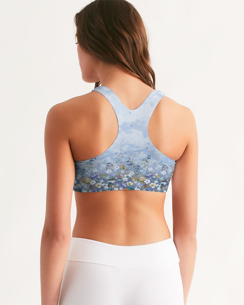 Floral Heavens Women's Seamless Sports Bra