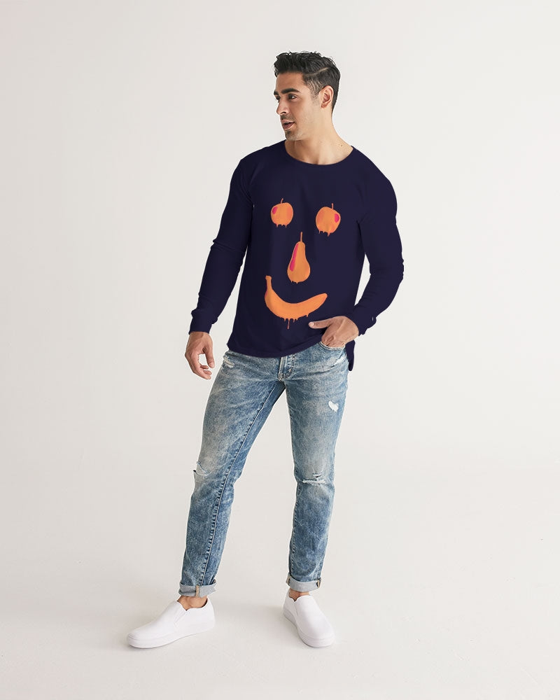 Fruit Face Navy Men's Long Sleeve Tee