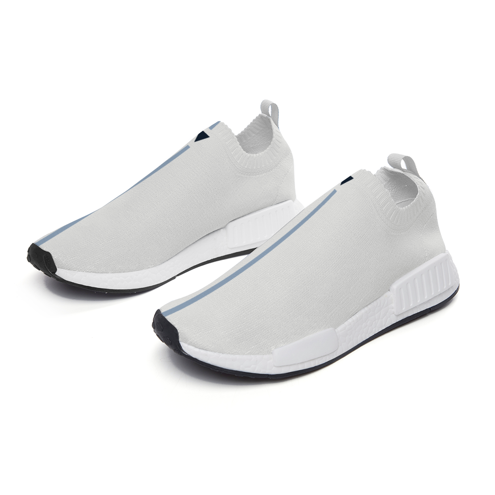 Split White-Ice Unisex Slip On Walking Shoes Lightweight Sneakers from Vluxe by Lucky Nahum