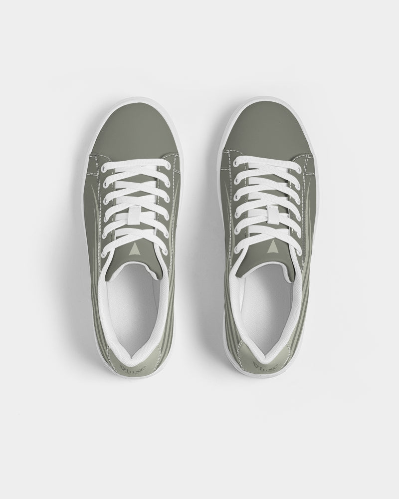 Solid State Of Mind Olive Men's Faux-Leather Sneaker