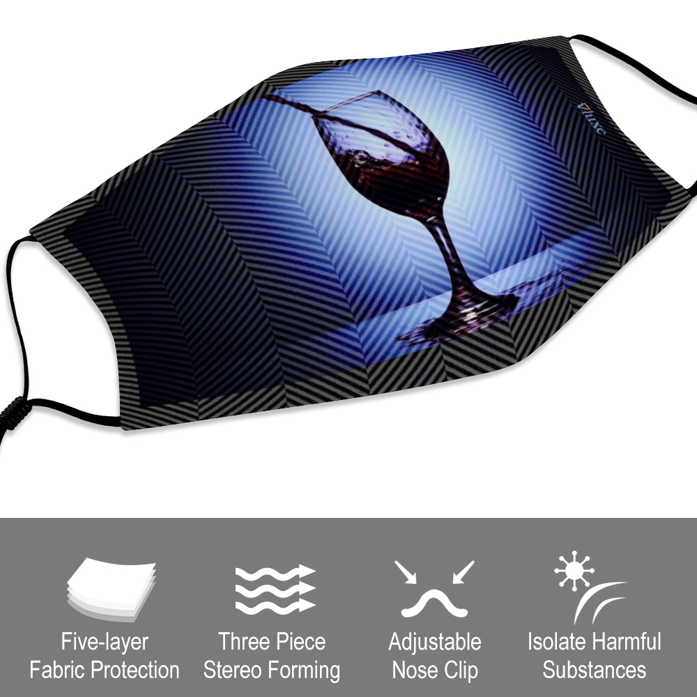 Vino Face Cover with Filter Element for Adults from Vluxe by Lucky Nahum
