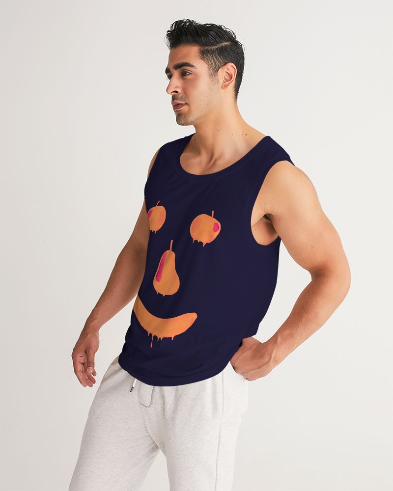 Fruit Face Navy Men's Sports Tank