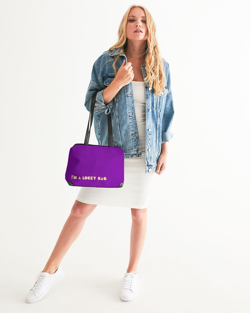 I'm A Lucky Bag Purple Shoulder Bag
