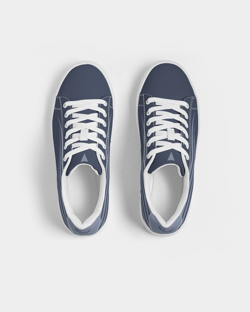 Solid State Of Mind Navy Men's Faux-Leather Sneaker