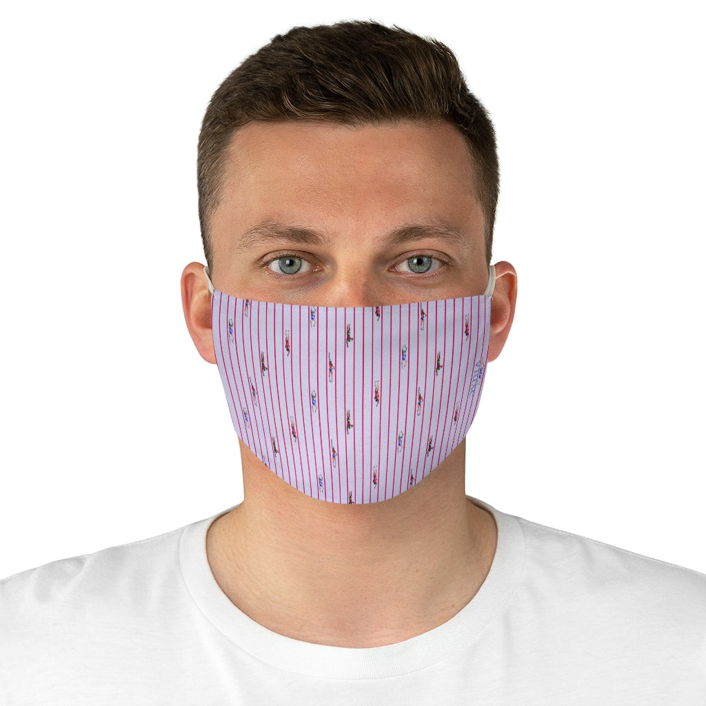 Swimmer Red Double Layer Fabric Face Mask