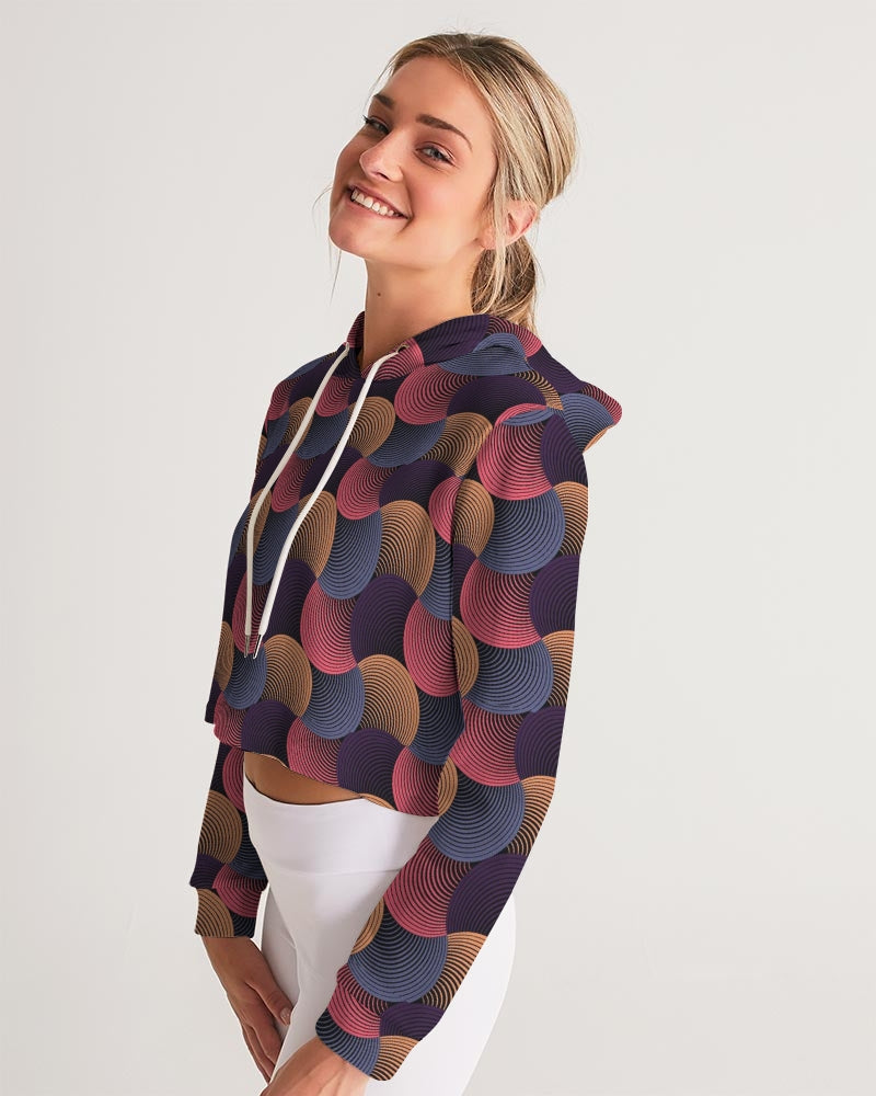 Parquet Women's Cropped Hoodie
