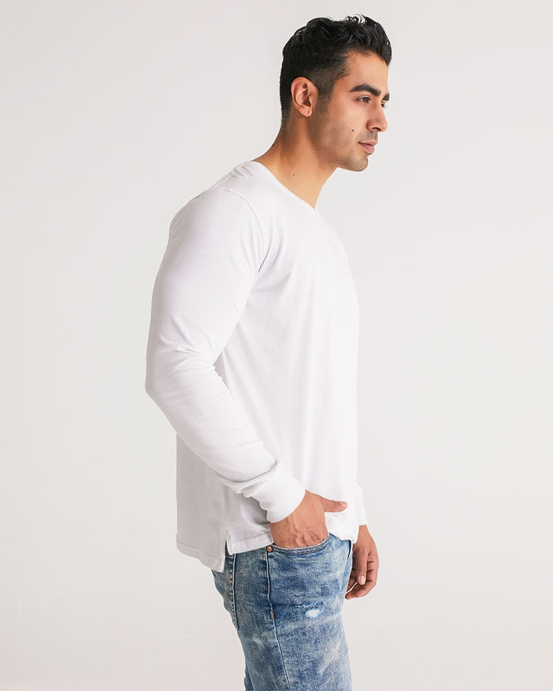 Solid State Of Mind White Men's Long Sleeve Tee