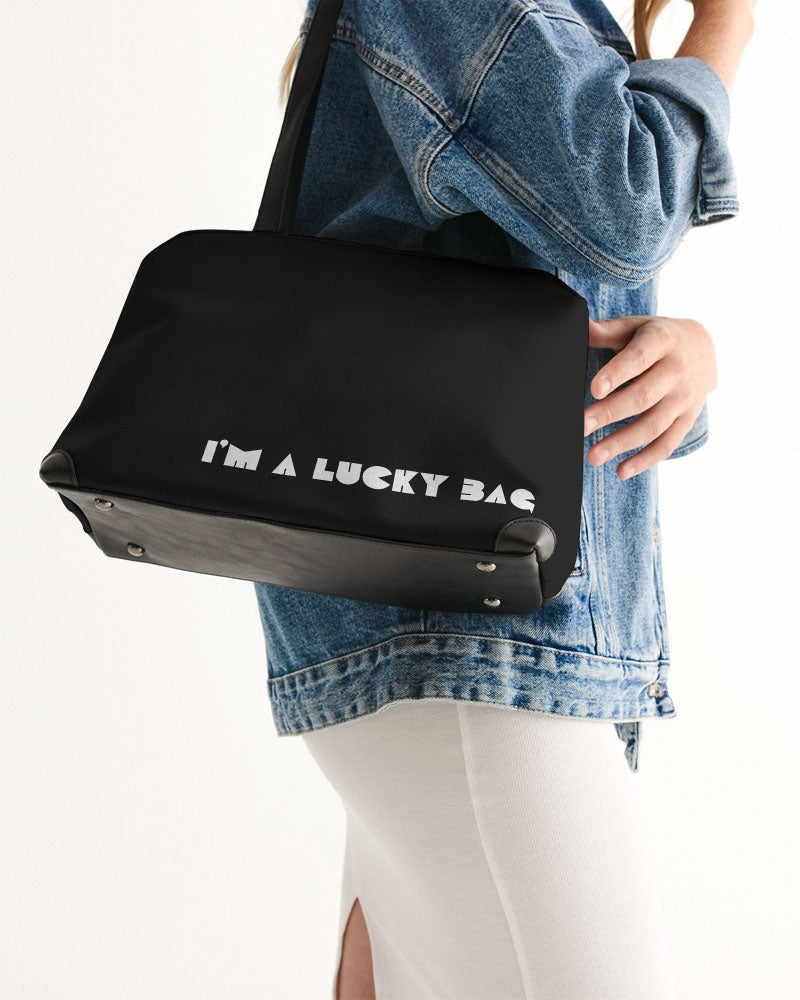 I'm A Lucky Bag Black Shoulder Bag