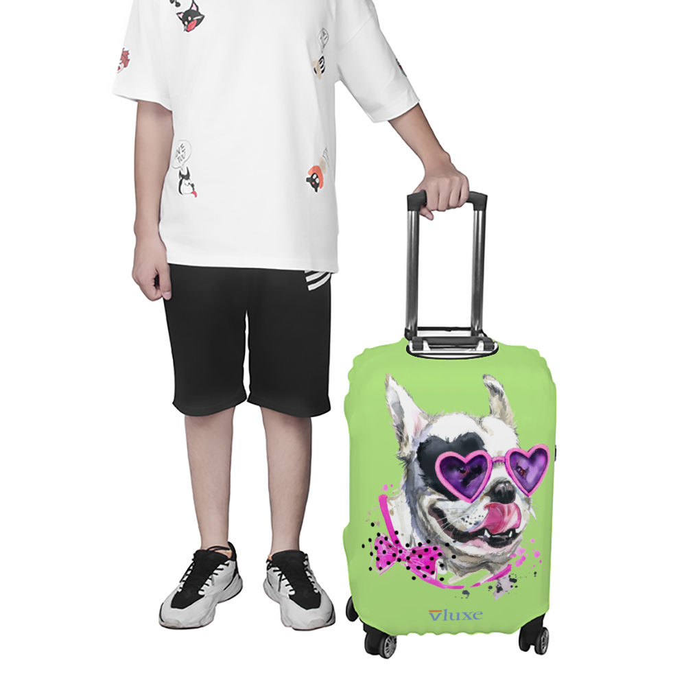 Elton Puppy Luggage Case Cover