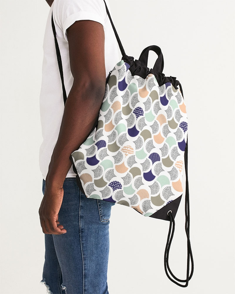 Shells Canvas Drawstring Bag