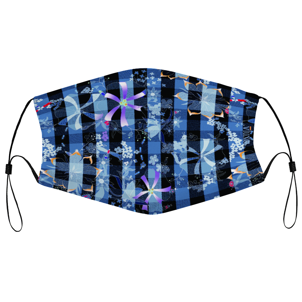 William Blues Face Mask with Filter Element for Adults