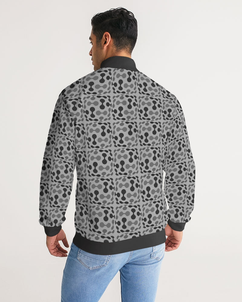 Camo Boom Men's Stripe-Sleeve Track Jacket