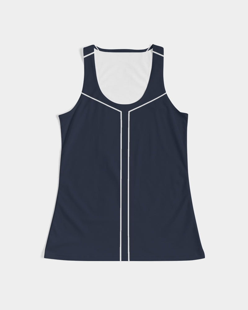 Lucky Lime Navy Geometric Women's Tank